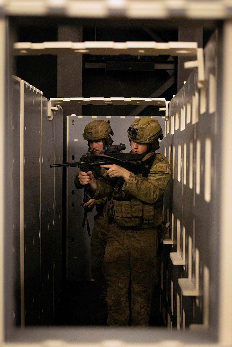 Darwin is home to a new state-of-the-art facility, the Open Plan Weapon Training Simulation System enables #OurPeople to improve their marksmanship skills in a safe and realistic environment. Individual and collective training is part of the Army's Land Domain Training System.