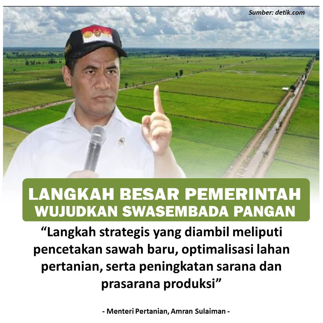 Kebijakan mantap dari bapak Prabowo bermain di lingkup geostrategis. kita tetap aman disaat negara tetangga krisis pangan.....👍👍