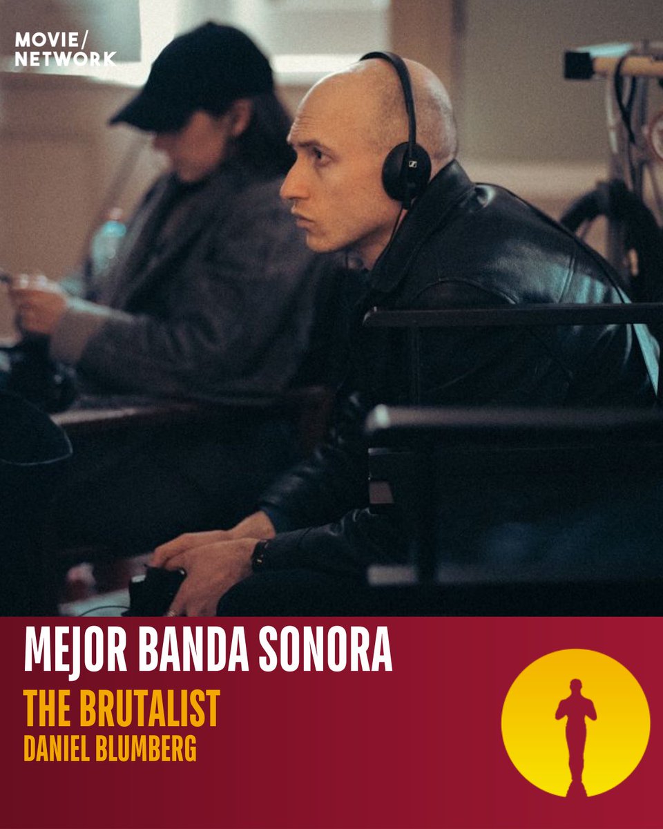 The Brutalist gana el #Oscar por Mejor Banda Sonora 

#Oscars2025