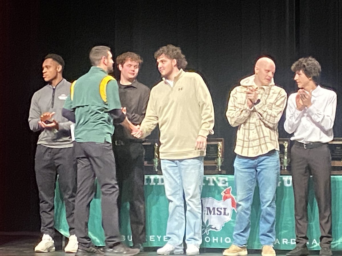 Celebrated Luke Williams today at the MSL Banquet!  Congrats big fella!!