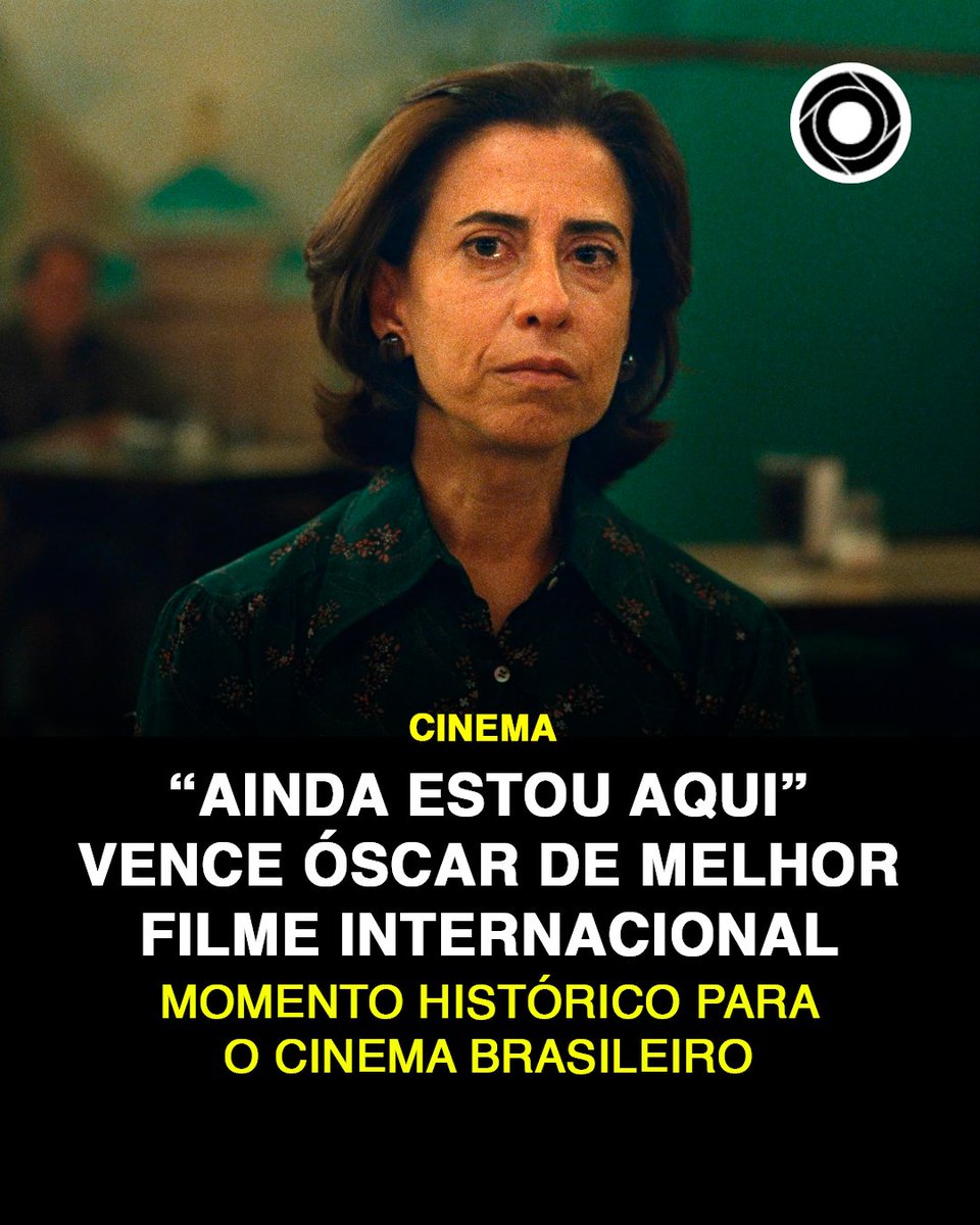 “Ainda estou aqui”, de Walter Salles, conquistou o Óscar de Melhor Filme Internacional na 97.ª edição dos prémios da Academia de Artes e Ciências Cinematográficas dos Estados Unidos.

Sabe mais: comunidadeculturaearte.com/momento-histor…