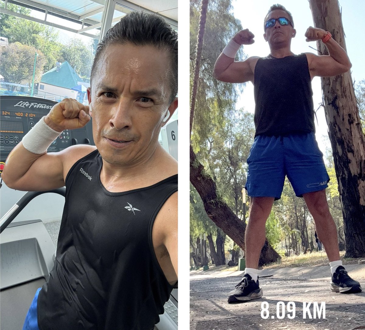 Hoy muy ricos 12K combinados (Caminadora y pavimento) a buen ritmo 🏃🏻‍♂️🏃🏻‍♂️🏃🏻‍♂️🏃🏻‍♂️ #justdoit 
#YoElegiCorrer #TemploRunner