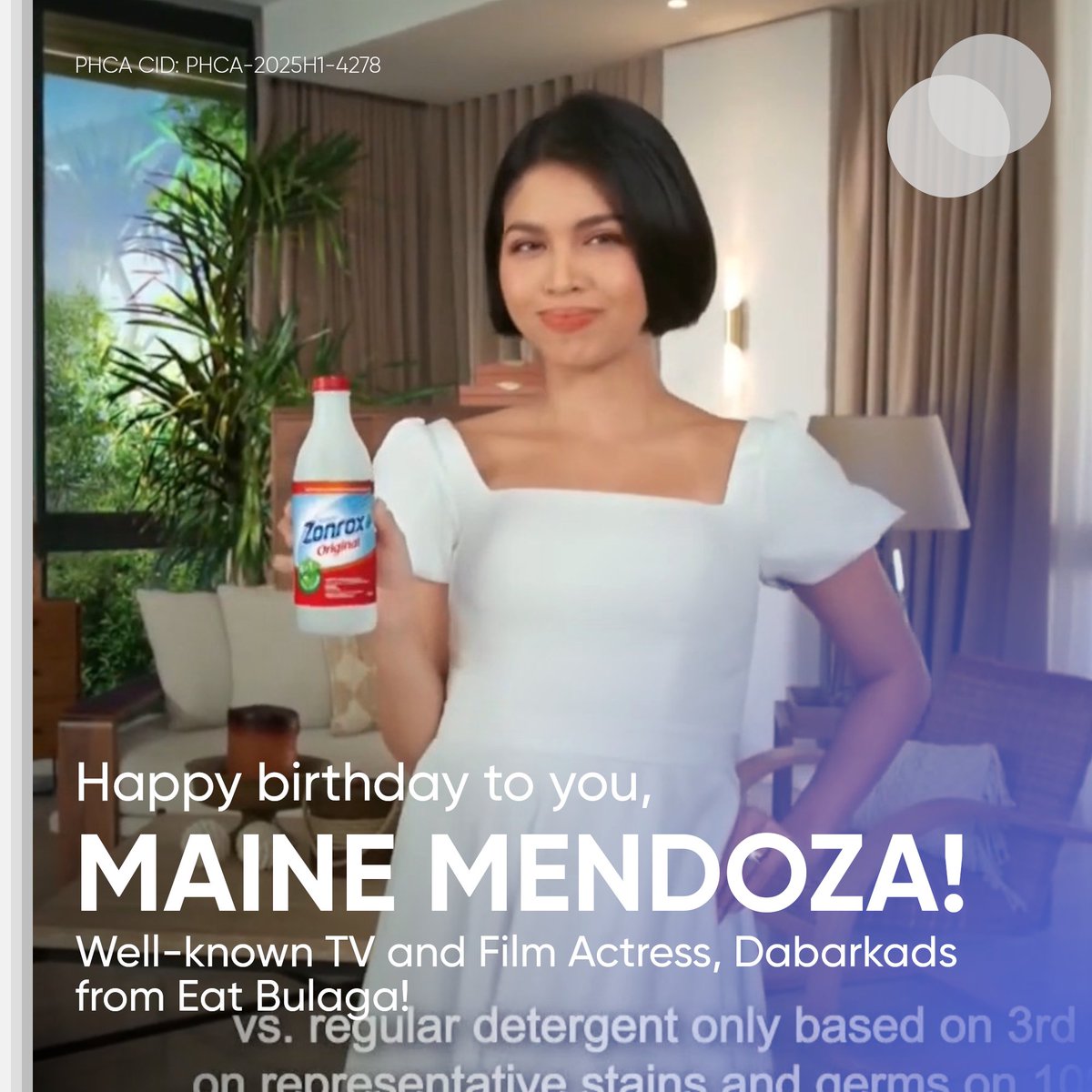 HAPPY BIRTHDAY: To a well-beloved EB Dabarkads, #MaineMendoza! This TV and Film Actress has just turned 30 years old today (b. March 3, 1995)!

PHCA CID: PHCA-2025H1-4278