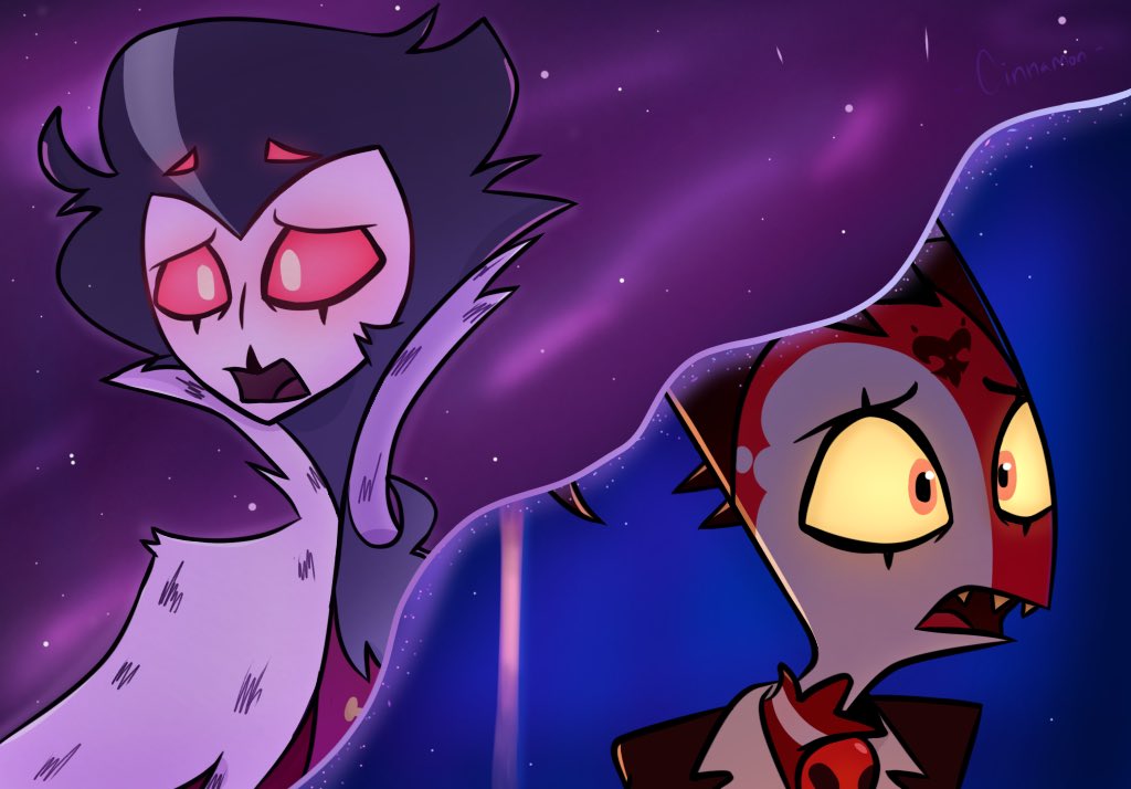 “Only death can rend our love apart.”

(Happy one year to my account >.<)
#HelluvaBossFanart #Stolitz #Blitzø #Stolas