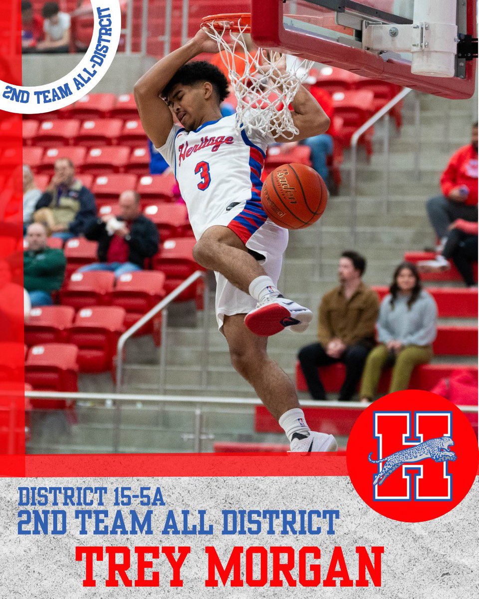 Heritage boys bball (@heritageboysbb) on Twitter photo Congratulations to Trey Morgan on being selected for District 15-5A 2nd Team All-District!
<a href="/MidloHeritage/">Heritage HS</a> <a href="/MISD_Athletics/">Midlothian ISD Athletics</a> Congratulations to Trey Morgan on being selected for District 15-5A 2nd Team All-District!
<a href="/MidloHeritage/">Heritage HS</a> <a href="/MISD_Athletics/">Midlothian ISD Athletics</a>