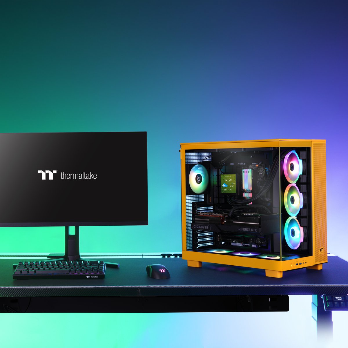 ThermaltakeInc's tweet photo. The View 380 XL Bumblebee blends natural inspiration with high performance design for your ultimate build! ⚡️⛵️
#Thermaltake #thermaltakecase #Bumblebee #pc #pcbuild #pcsetup #black #atx #View380XL #ViewSeries https://t.co/ZqNmZQeXp0