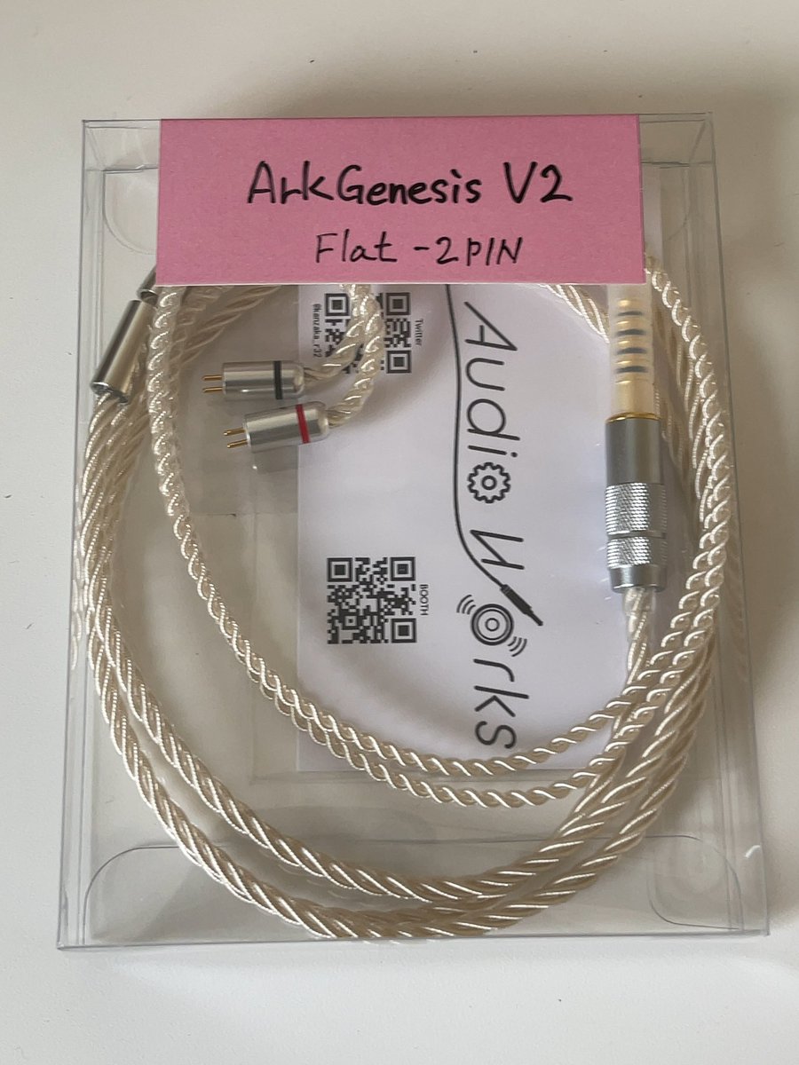 MNC着弾🎧 K's Audio Works ✨ArkGenesis V2 Flat-2pin✨ 💫ArkGenesis