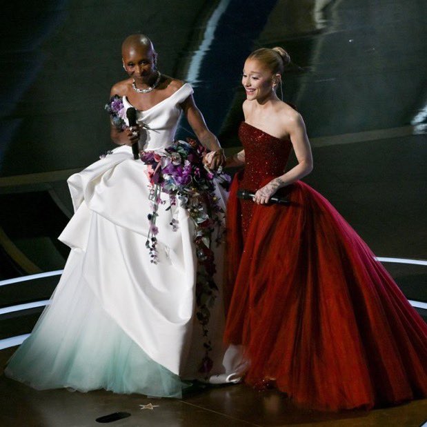 both cynthia erivo &amp; ariana grande were snubbed at the #Oscars