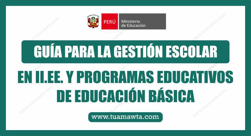TAmawta's tweet photo. #Minedu Guía para la #GestiónEscolar en IIEE de EB #TuAmawta
https://t.co/BIGc4HI3yf https://t.co/SSM6Iz2Xkl