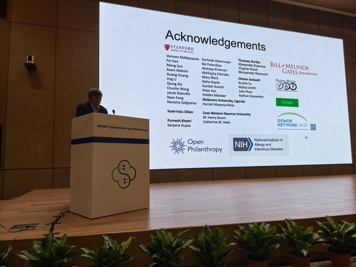 Qi_Tsinghua's tweet image. Day 1, good start with Mark Davis, at the symposium "Deconstruction and reconstruction of lymphocytes for precision medicine"