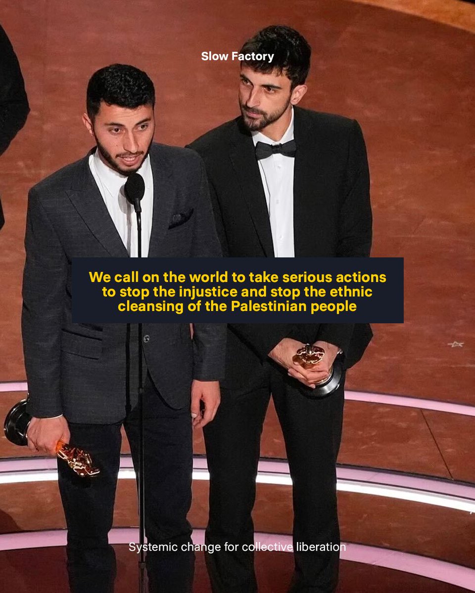 celinecelines's tweet photo. This is breaking the internet and we love to see it! First Palestinian film to win an #Oscar @theslowfactory https://t.co/TOINF3ztY7