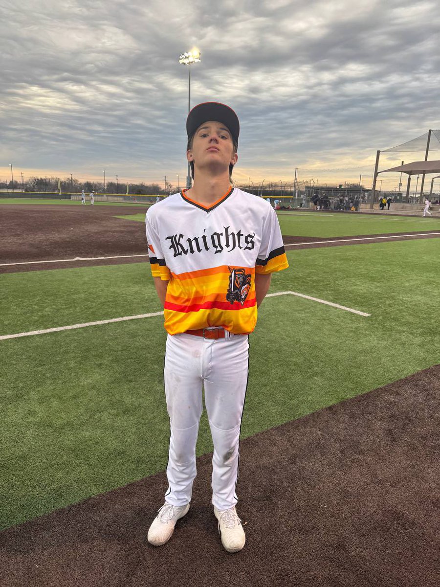 F: TX Knights 14u- 5
NTX Tribe Hudgins- 1
PoG- Cash Carter: 4IP, 3H, 4K

#FiveToolTexas20