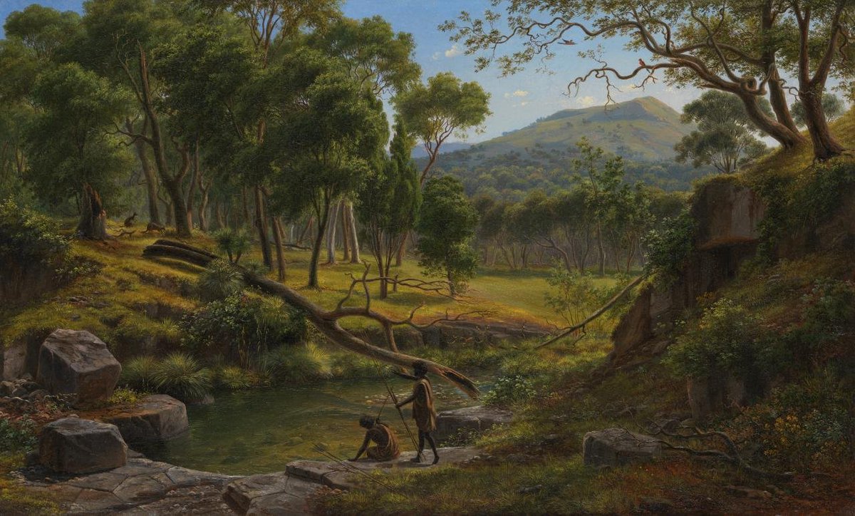 'Warrenheip Hills near Ballarat' (1854)
Eugene von GUÉRARD