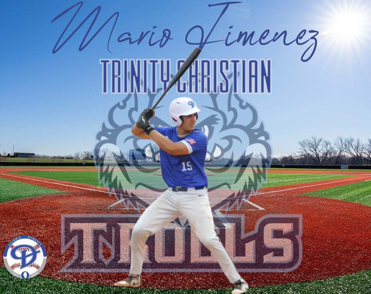 Congratulations to 2025 Catcher Mario Jimenez on his commitment to Trinity Christian! 

#IllinoisDynasty