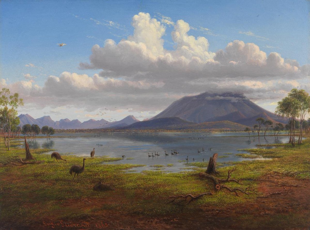 'Mount William and part of the Grampians in West Victoria' (1865), Eugene von GUÉRARD
