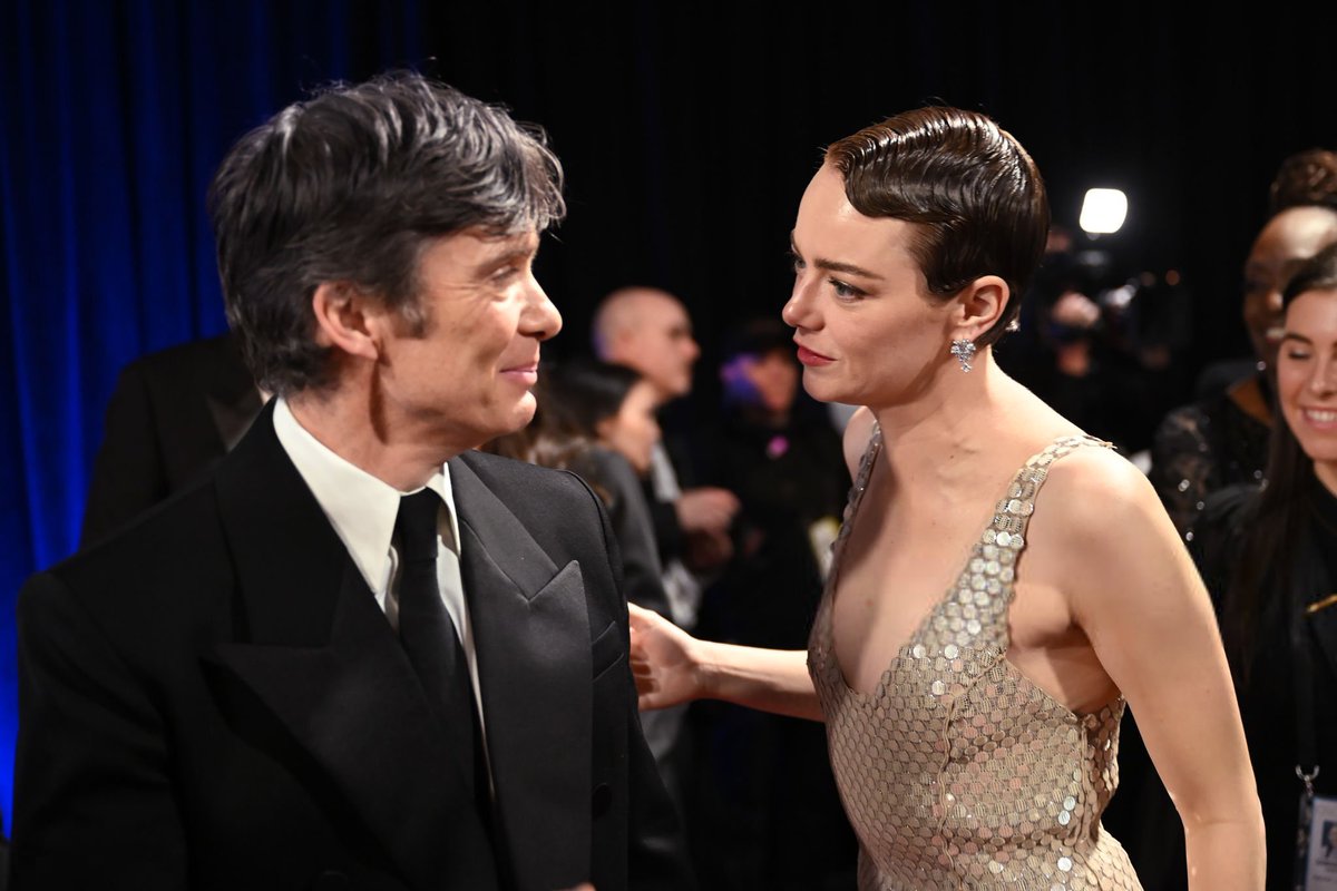 MEUS MUNDINHOS COLIDIRAM DE NOVO!! 

Cillian Murphy e Emma Stone no #Oscar
