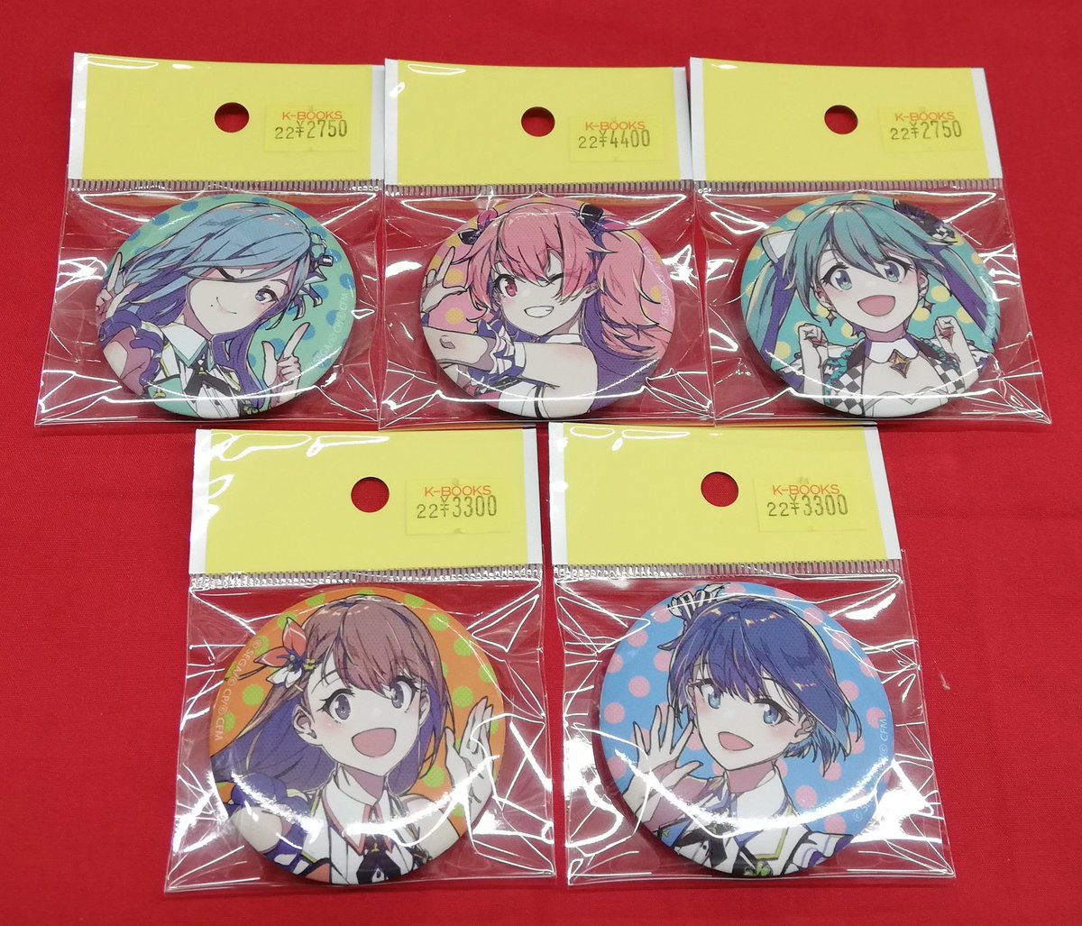 入荷情報】 『プロジェクトセカイ』より ハーフアニバーサリー展 ◇缶