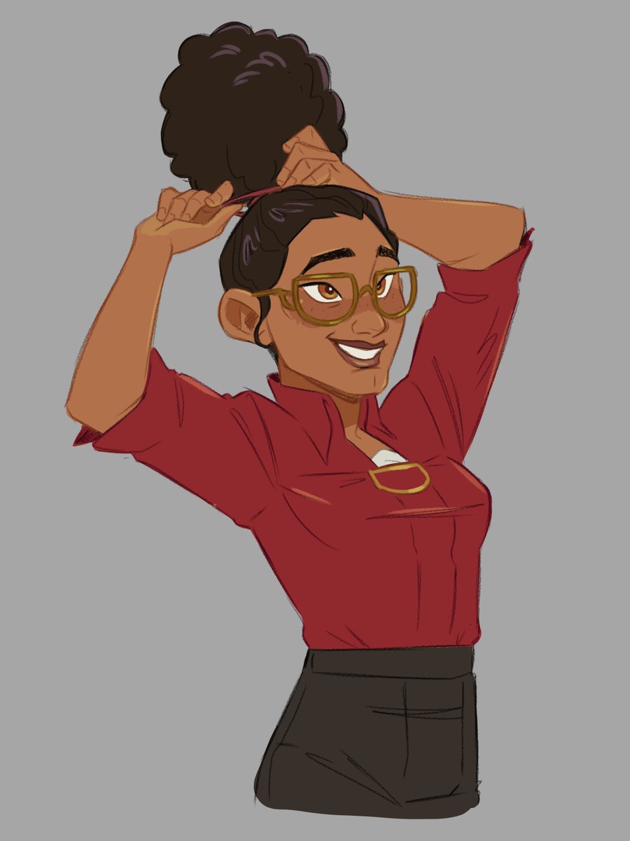 I think it's the first time I've drawn her ?