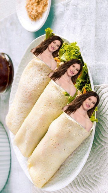 vdrknss's tweet photo. what happens if you wrap Kathryn Hahn in a lumpia wrapper? https://t.co/PIxFIPasGF