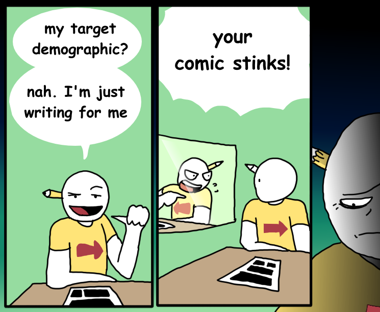 You're your worst critic 