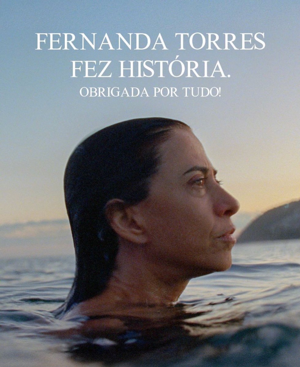 cinepop's tweet photo. Você fez HISTÓRIA, Fernanda Torres! 😍 https://t.co/fNEl17FMps