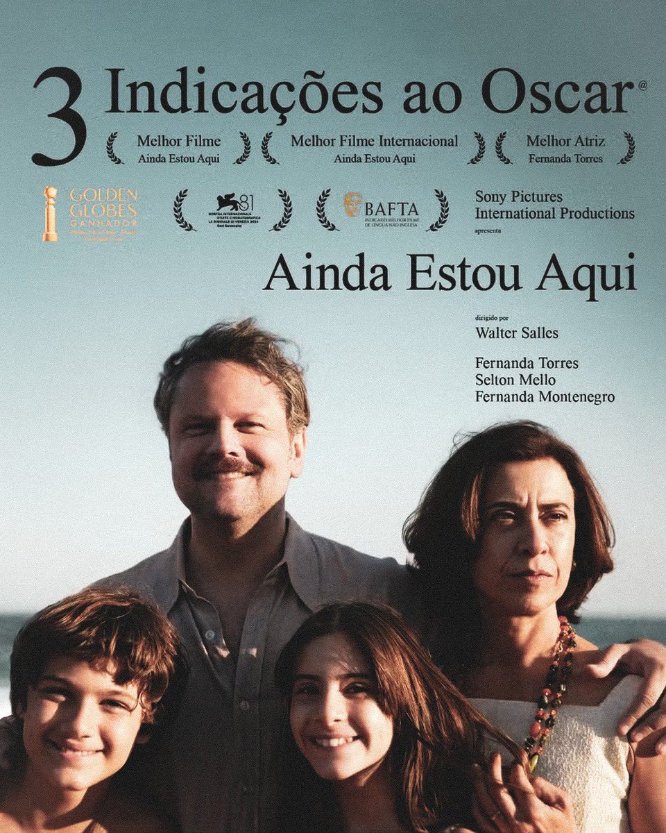 Hoje foi um dia de ver a história de uma página muito importante para o Brasil. 

Finalmente vencemos um Oscar. Finalmente fomos reconhecidos internacionalmente. Um prazer ver nossa atriz, nosso diretor e nosso filme sendo citados e aos olhos do mundo. É Brasil.

Se você torceu