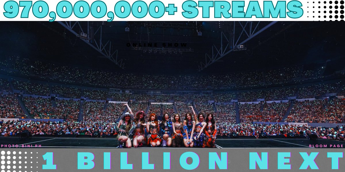 HERSTORY ON THE HORIZON FOR BINI!

BINI is now 30 millions streams away from becoming the 1st P-POP group with 1 BILLION STREAMS on <a href="/Spotify/">Spotify</a>!!!!! 🌸🇵🇭🌍

** With 2M daily streams, BINI is projected to hit 1B on March 18 or earlier.  #BINI <a href="/BINI_ph/">BINI_PH</a>