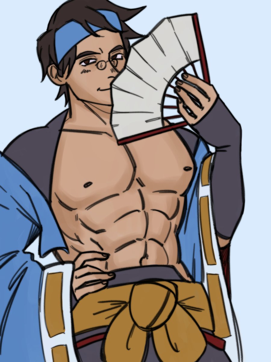 ghostcatdraws's tweet photo. i wanna stick my face in em wip #GGST #anji https://t.co/guHlONEmkx