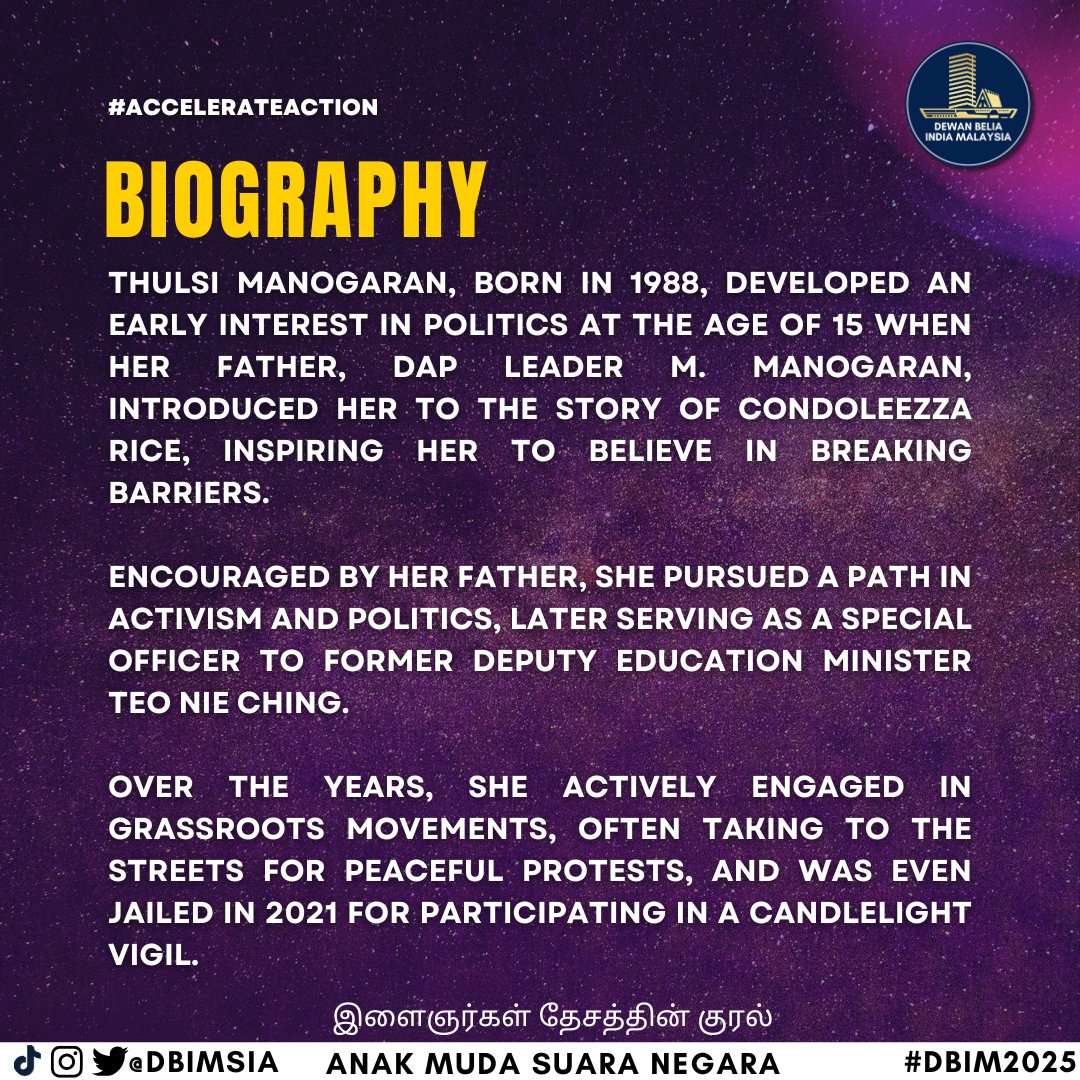 dbimsia's tweet photo. Join us as we dive into the role of women in politics and challenge the stereotypes! Let’s #AccelerateAction for a more inclusive future. 💪✨ 

#DBIM2025 #WomenInPolitics #AnakMudaSuaraNegara https://t.co/lLLYriSfBI