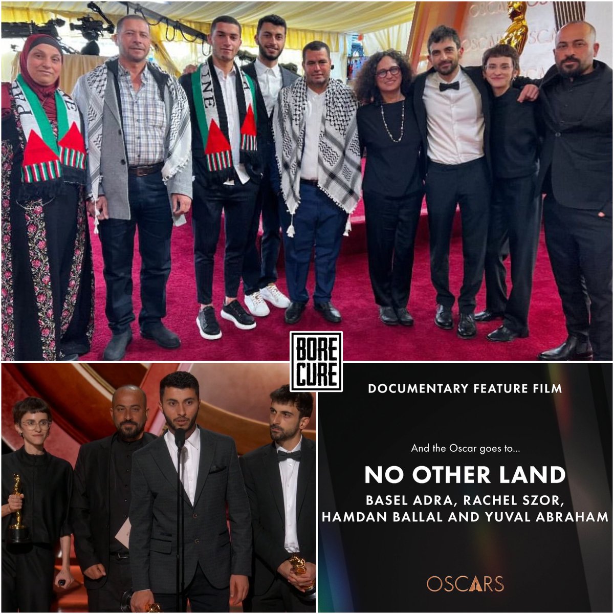 ‘No Other Land’ wins the Oscar for Best Documentary Feature Film.