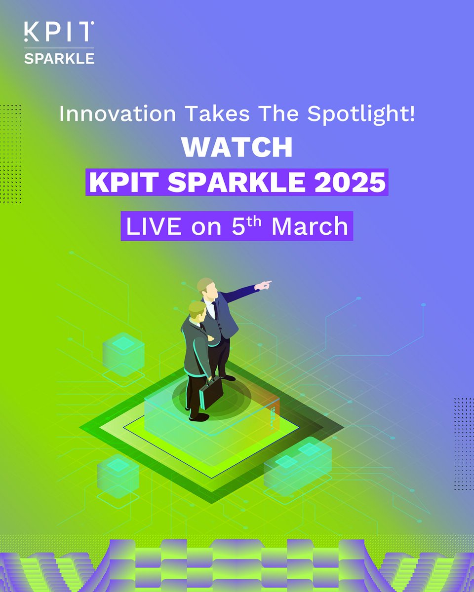Can’t be with us in person? We’re streaming our event live on YouTube, bringing every moment of excitement right to you. Access the live feed by clicking the link below &amp; be part of our growing online community.
sparkle.kpit.com/Finale2025Live… #FuturemakersatKPIT #kpitsparkle2025 #KPIT