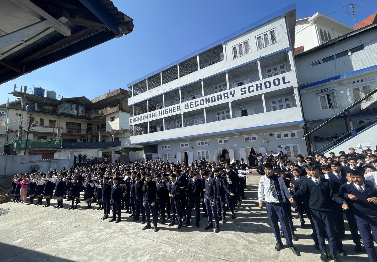 chsskohima's tweet image. Students enjoying their Monday Zumba Session 🕺💃🏻
#zumbasession
#funsession
#fitnessfirst
