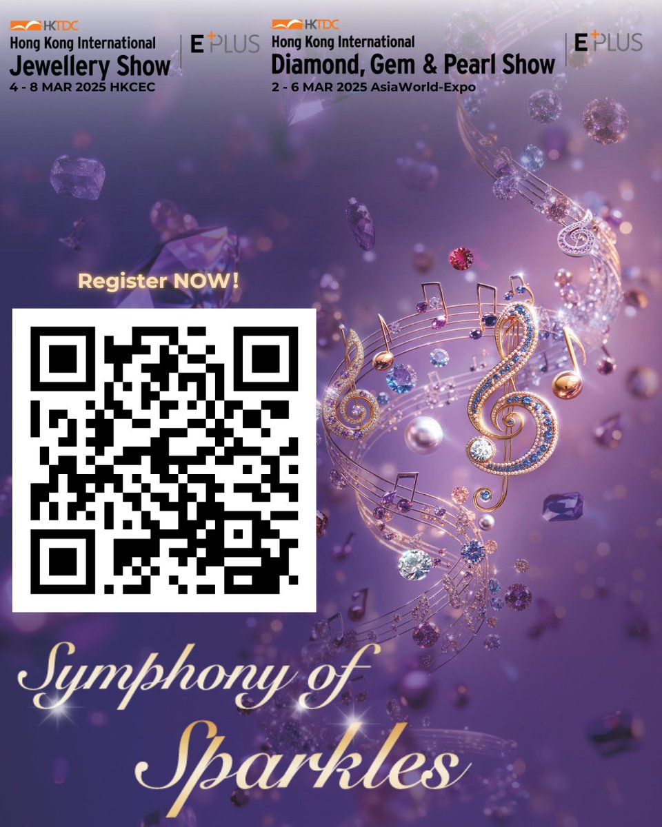 WTrendsetter's tweet photo. Are you ready to dive into a world of elegance and timelessness? REGISTER and VERIFY your buyer badge now: https://t.co/Yx8WVtZx65
HKTDC Hong Kong International Jewellery Show
https://t.co/FP53IXM23C
HKTDC Hong Kong International Diamond, Gem &amp; Pearl Show
https://t.co/4ruPZkyYLU https://t.co/VWunrtdsqE