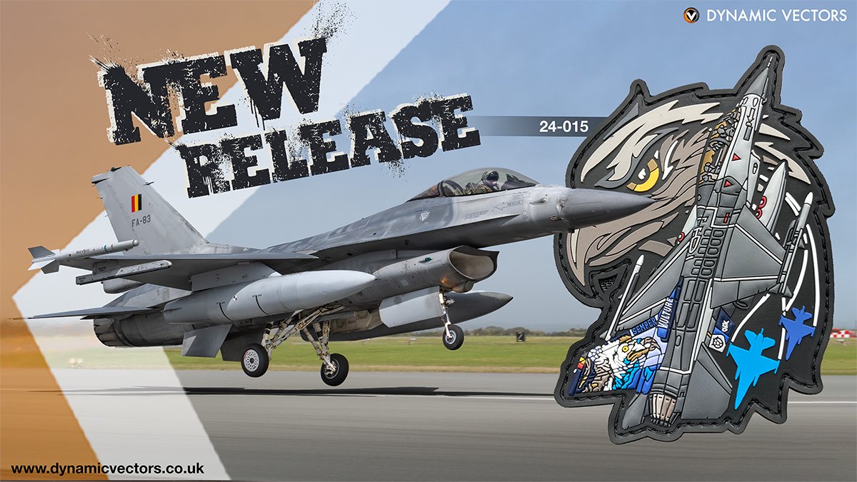 Dynamic Vectors (@dynamicvectors) on Twitter photo Our newest release is an indulgent celebration of the Belgian Air Force’s F-16 Operational Conversion Unit (OCU) and its final special tail - proudly worn by F-16B FB-24 since last year.
Available now at dynamicvectors.co.uk/shop Our newest release is an indulgent celebration of the Belgian Air Force’s F-16 Operational Conversion Unit (OCU) and its final special tail - proudly worn by F-16B FB-24 since last year.
Available now at dynamicvectors.co.uk/shop