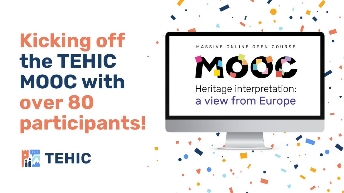 🎉 The #TEHIC MOOC begins! 

Today marks the start of our much-anticipated #MOOC, and we couldn’t be more excited! 🔥 With over 80 participants joining from across Europe, this course promises to be an enriching journey into #HeritageInterpretation.
 
Let’s get started! 🚀