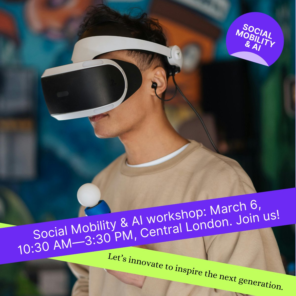 Join #SocialTechTrust, <a href="/SMCommission/">Social Mobility Commission</a>  &amp; #EYFoundation on March 6 in London for a cross-industry AI &amp; #SocialMobility workshop.

📍 Help shape our #GrandChallenge to ensure AI removes barriers for #YoungPeople.

📩 Contact: kathy.marcham@socialtechtrust.org

 #Tech4Good