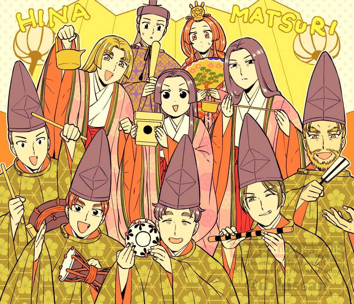 「ひな祭りなので再掲雪降っててびっくりですね 」|D・キッサン📚神作家・紫式部3巻6/23発売のイラスト