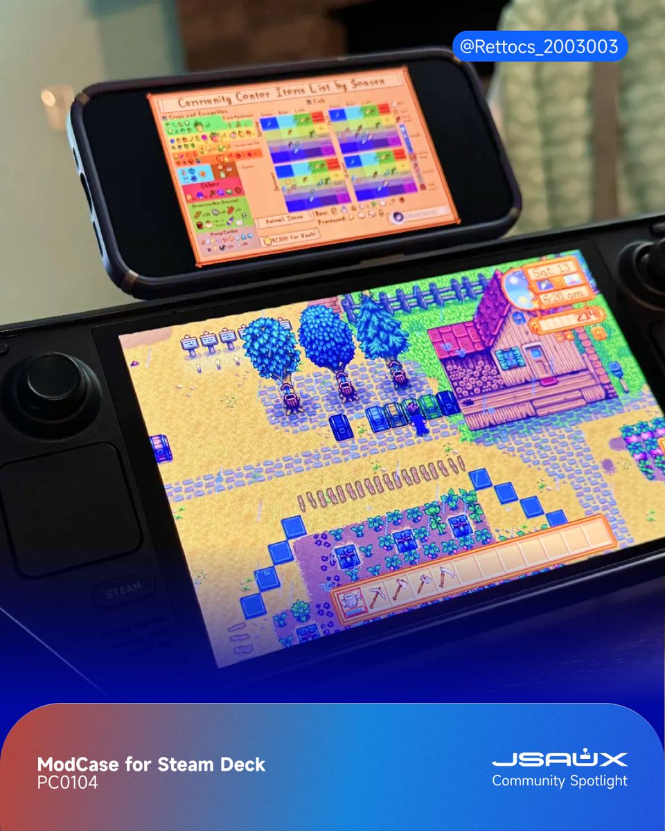 jsauxofficial's tweet photo. 🧠 Stuck in a level, need guides?
⏬ Check out the community mods by Rettocs_2003033, walkthrough on the top, gaming down below.

#SteamDeck #JSAUX #ModCase #3Dprint #DIY #Gaming #PCGaming #ConsoleGaming #Guides #3Dprinting #SteamDeckMods #3DPrintedMods #ModdingCommunity https://t.co/Y4doezkReE