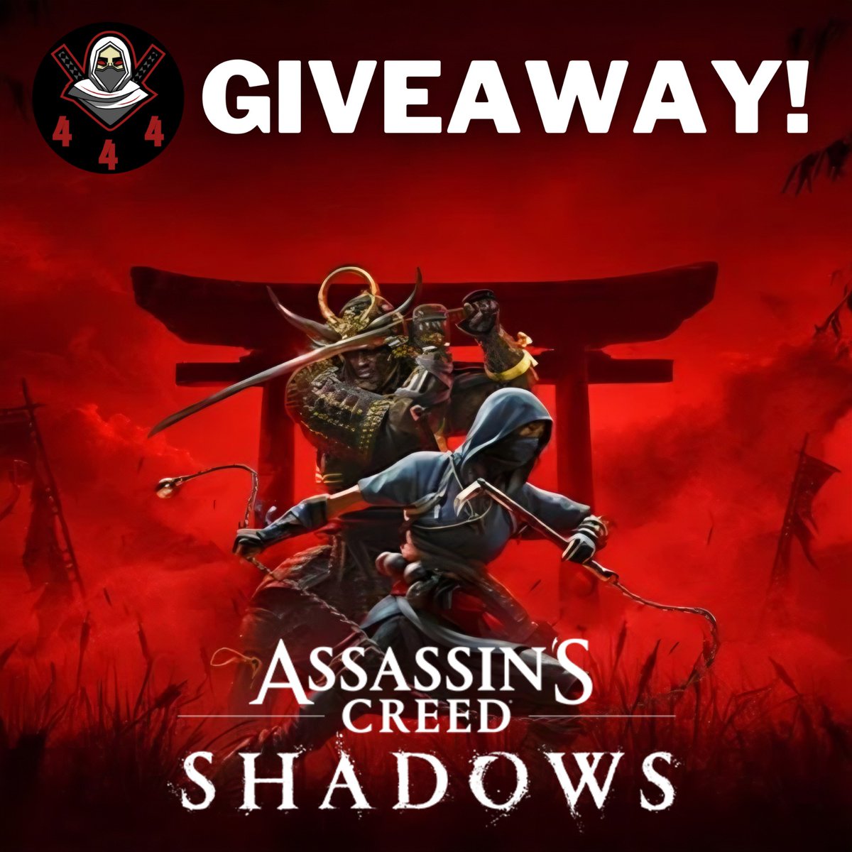 To celebrate my early access to AC Shadows I will GIVEAWAY one copy of #AssassinsCreedShadows ⛩️

How to enter: 

✅ Follow <a href="/MisterAlpha444/">MisterAlpha444</a> 
✅️ Retweet this post 
✅️ Comment your platform &amp; region

⏱️ Ends March 18th 

Good Luck! 🍀