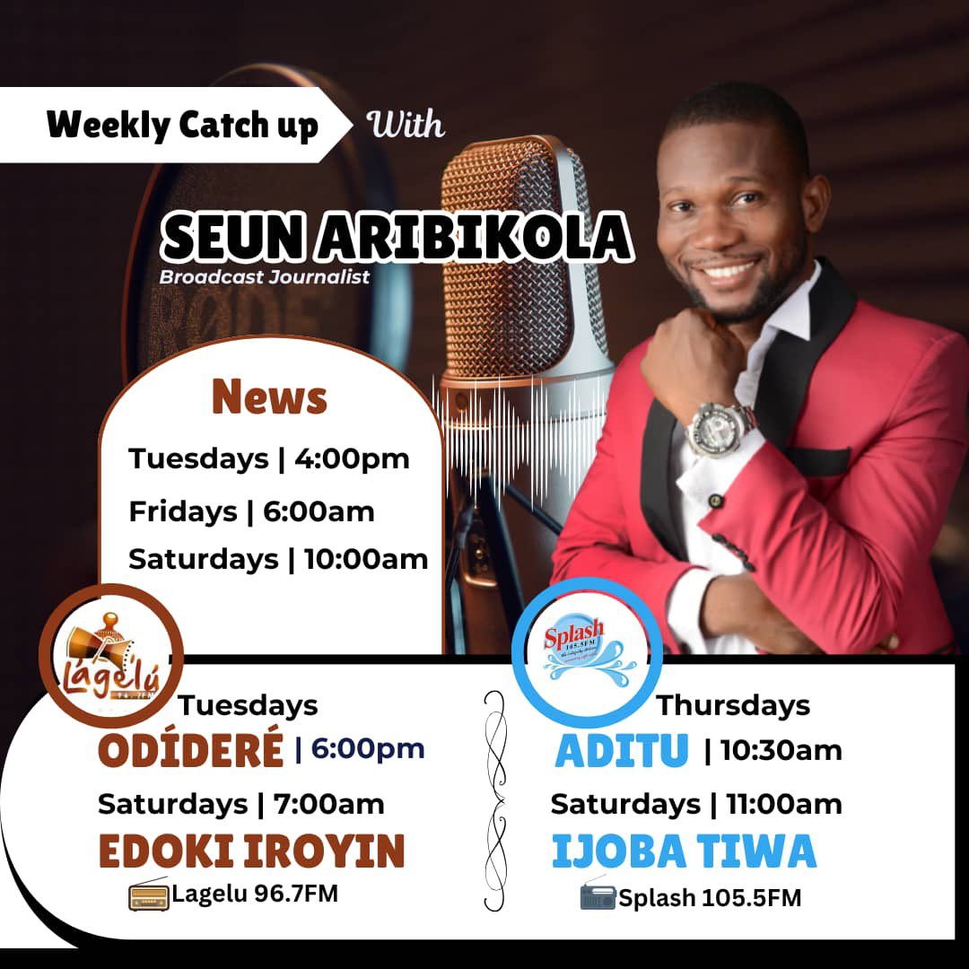 seunspecial1's tweet photo. Catch up live on radio weekly 

Seun Aribikola 
Broadcast Journalist https://t.co/aMAgTq9LEZ