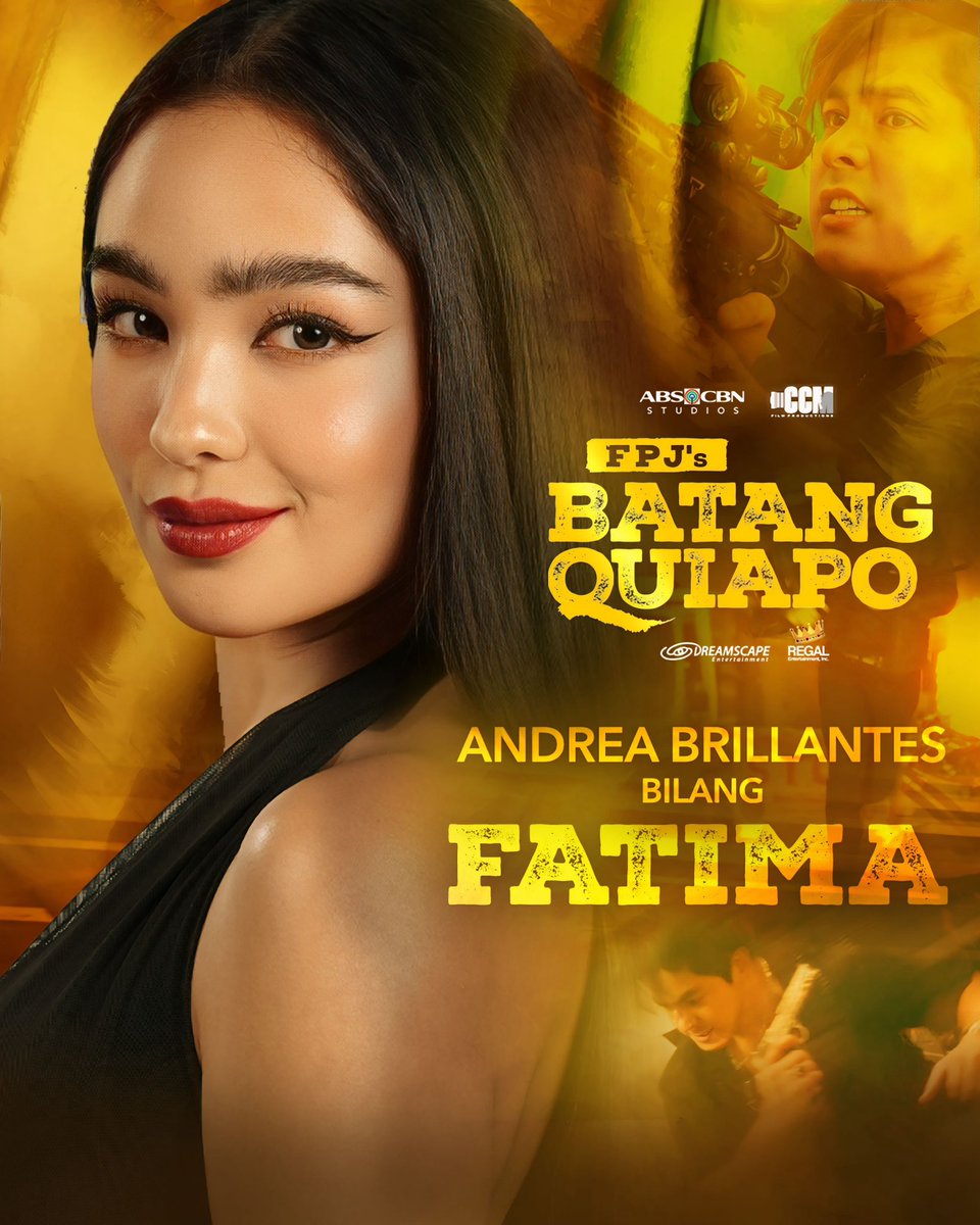 BAGONG YUGTO, BAGONG KARAKTER! 🔥👊🏻

Abangan si ANDREA BRILLANTES bilang ‘Fatima’ sa pagsisimula ng ikatlong taon ng FPJ’s Batang Quiapo! Ano ang kanyang magiging papel sa buhay ni Tanggol? ❤️‍🔥
