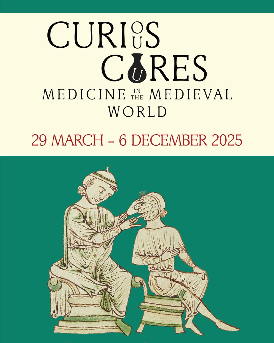 Fascinated by health and wellbeing? So were our medieval ancestors. 

Our new exhibition, Curious Cures, takes us back hundreds of years to a world of ritual healing and herbal recipes, stargazing, and surgery. 

🔗Book your FREE ticket loom.ly/kVqsPRY

#CuriousCures