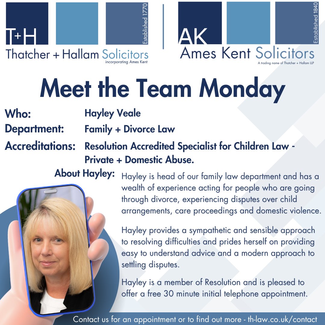 On #MeetTheTeamMonday this week is Hayley from our Family + Divorce Law Department #meettheteam #ourteam #familylaw #aboutus