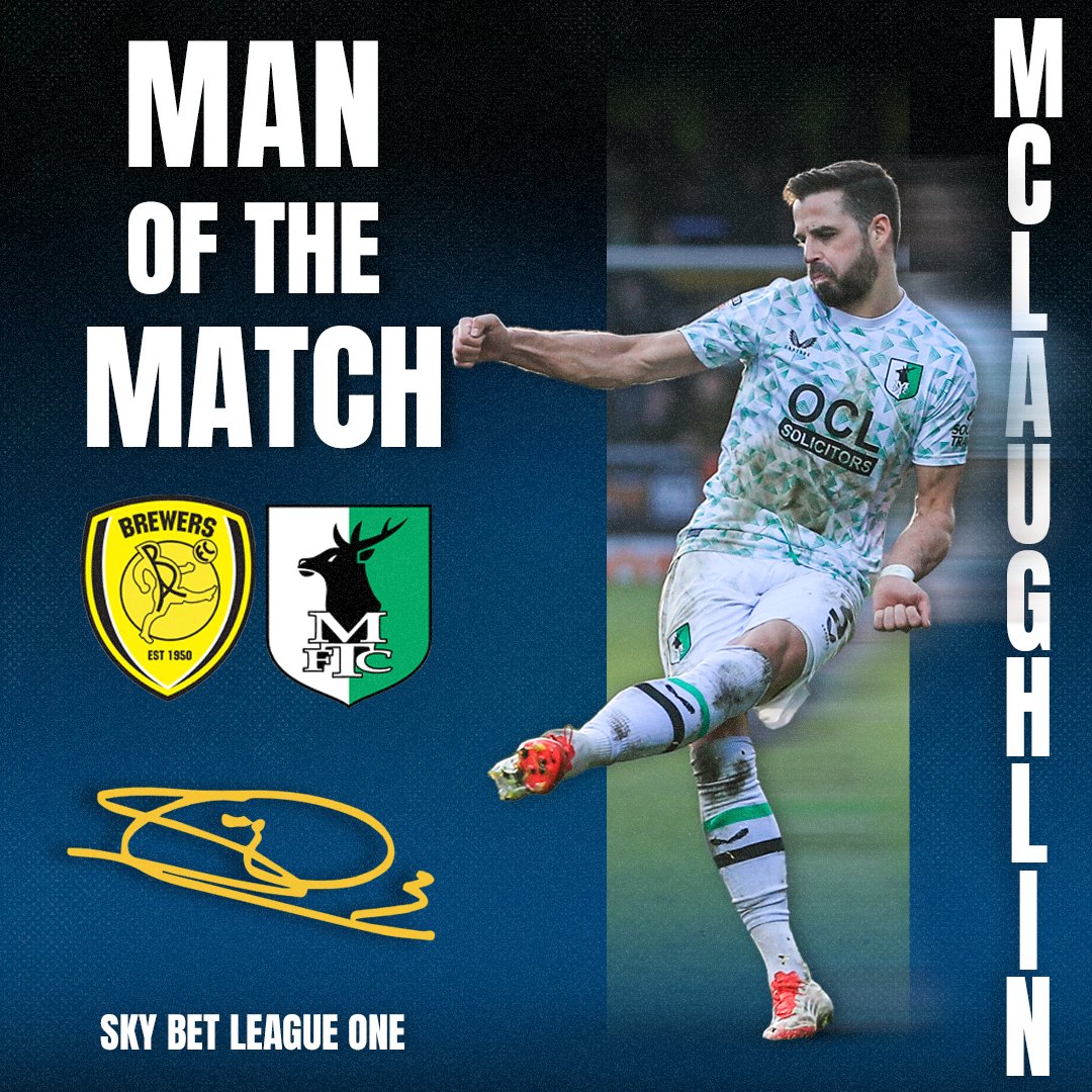 Your Man of the Match from Saturday...

🥇 <a href="/stephenmac15/">Stephen Mclaughlin</a> 

Congrats, Macca! 🤝 

#Stags ⚪🟢