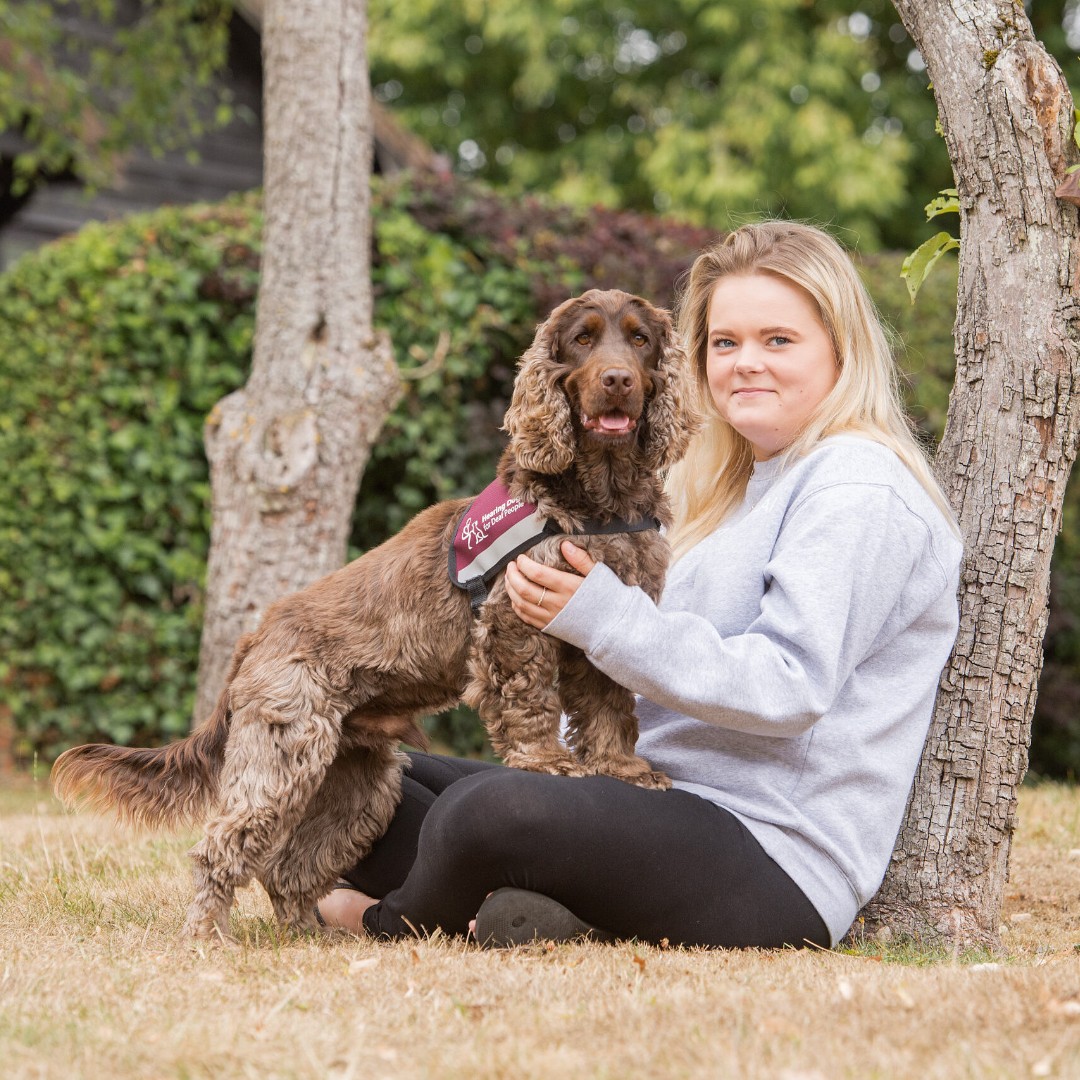 This #WorldHearingDay Emily shares how hearing dog Marcus helps her feel safe.

"When you have hearing loss, it’s always at the back of your mind that one day you might not hear a fire alarm and that could be a life-or-death situation. Now I know Marcus will alert me to it.” 🐕‍🦺