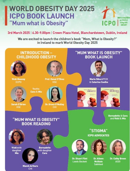 Last chance to register for tonight's book launch event for #WorldObesityDay 
<a href="/ASOIreland/">ASOI</a> is delighted to collaborate with <a href="/ICPObesity/">ICPO</a> to help support more informed &amp; compassionate conversations around #obesity
If you are interested in joining please contact: hello@icpobesity.org