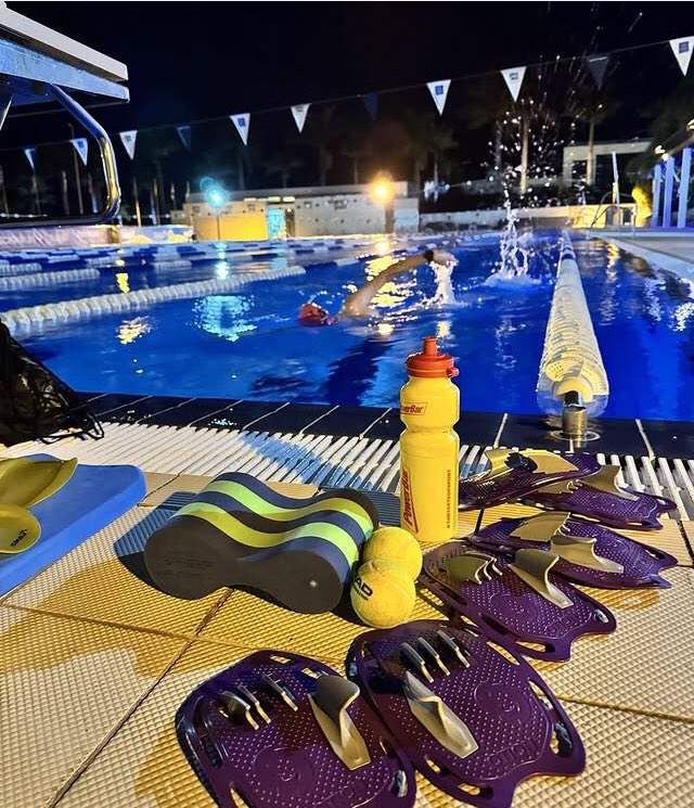 Great to see @otion_paddles otionswim.com in use on Coach Duncan’s tri camp <a href="/playitas/">Playitas Resort</a> have a great season Coach