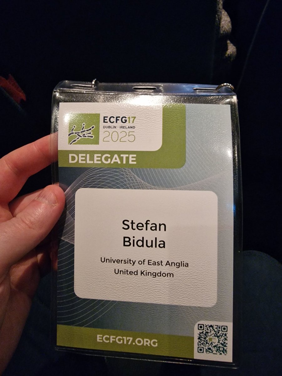 Excited to be attending my first Asperfest and ECFG conference with the Bidula Lab! Thanks for having us #ECFG17