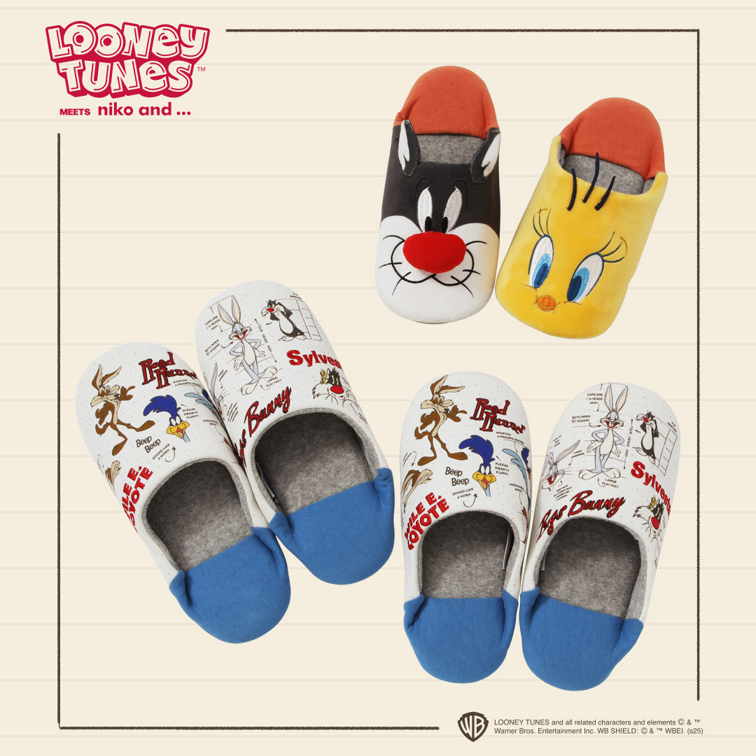 niko and ルーニーテューンズ　ロードランナー　マルチクロス LOONEY TUNES meet niko and  ルーニー・テューンズと過ごす