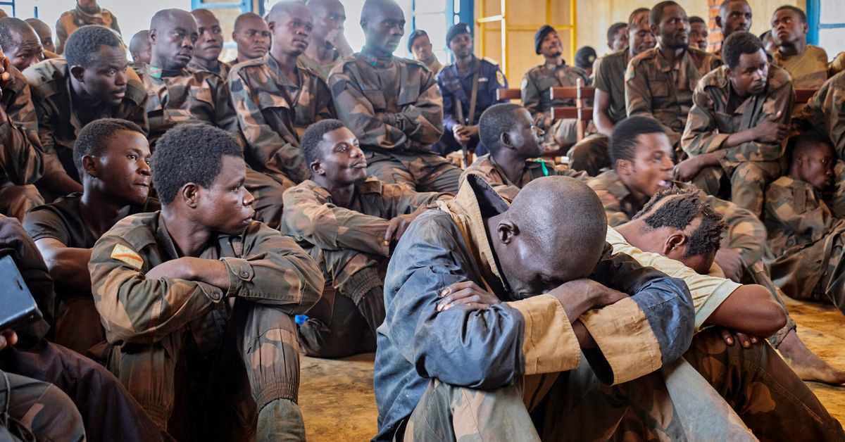 Reuters (@reuters) on Twitter photo Congo army desertion trials spotlight a force in tatters reut.rs/43gZHYP Congo army desertion trials spotlight a force in tatters reut.rs/43gZHYP